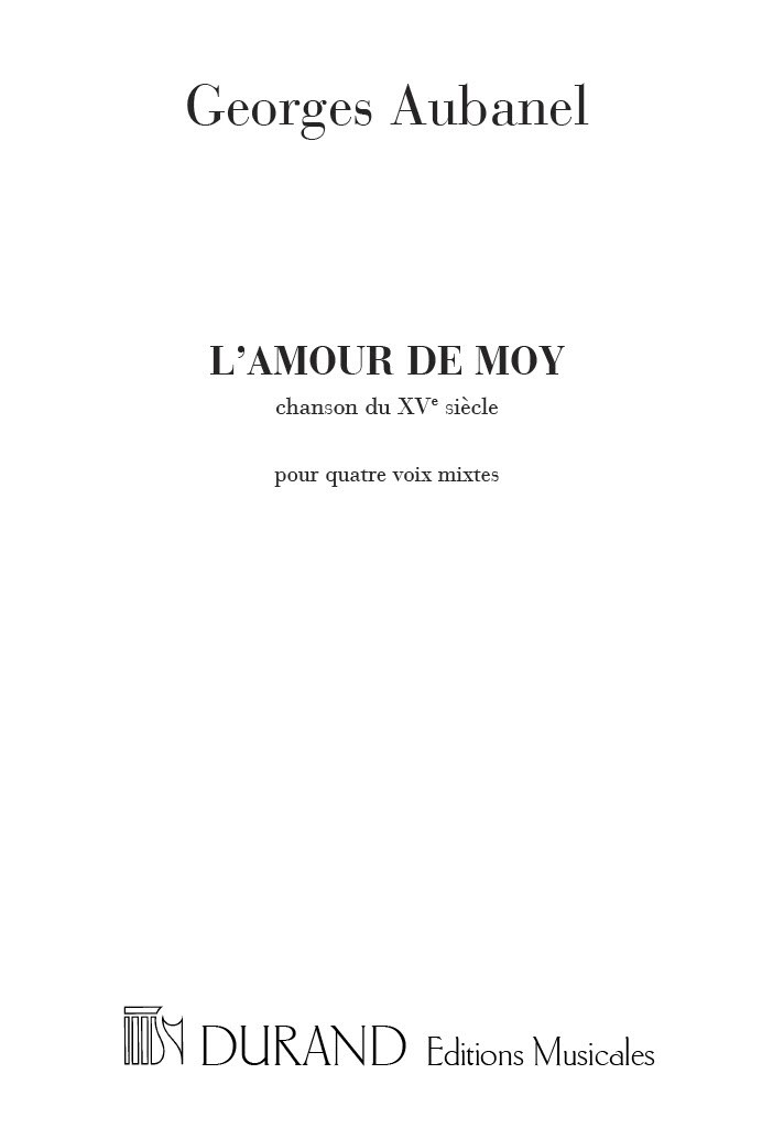 L'Amour De Moy